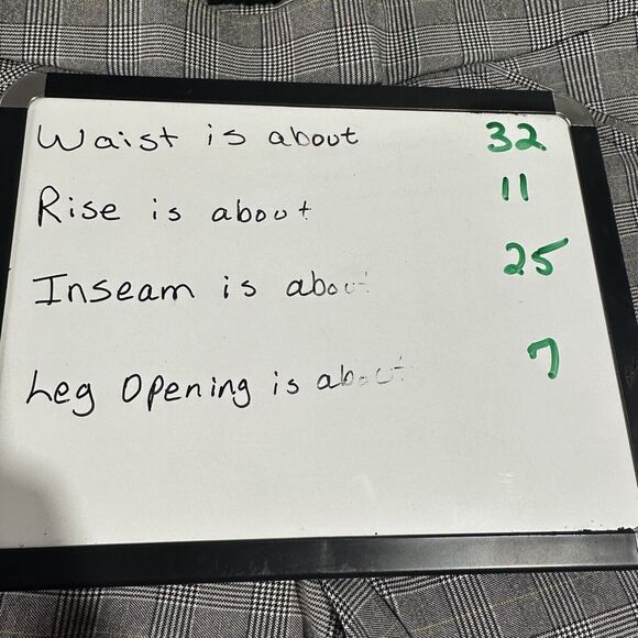 Counterparts Dress Pants Women Sz14P Gray Plaid Flat Front Stretch Straight Leg - Picture 10 of 11